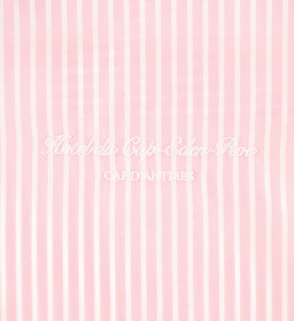 Eden Script Oversized Shirt - Pink/White Thin Stripe