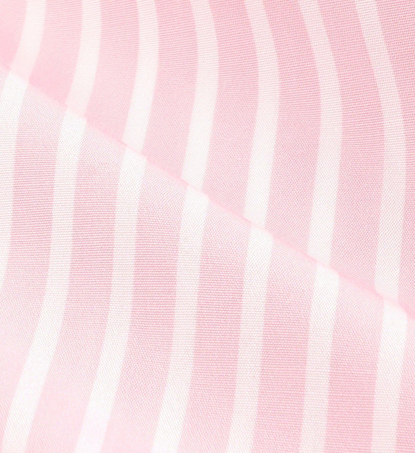 Eden Script Oversized Shirt - Pink/White Thin Stripe