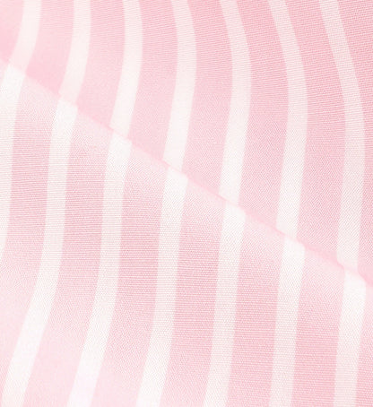 Eden Script Oversized Shirt - Pink/White Thin Stripe