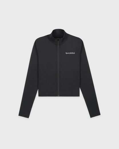 Serif Logo Sports Jacket - Carbon