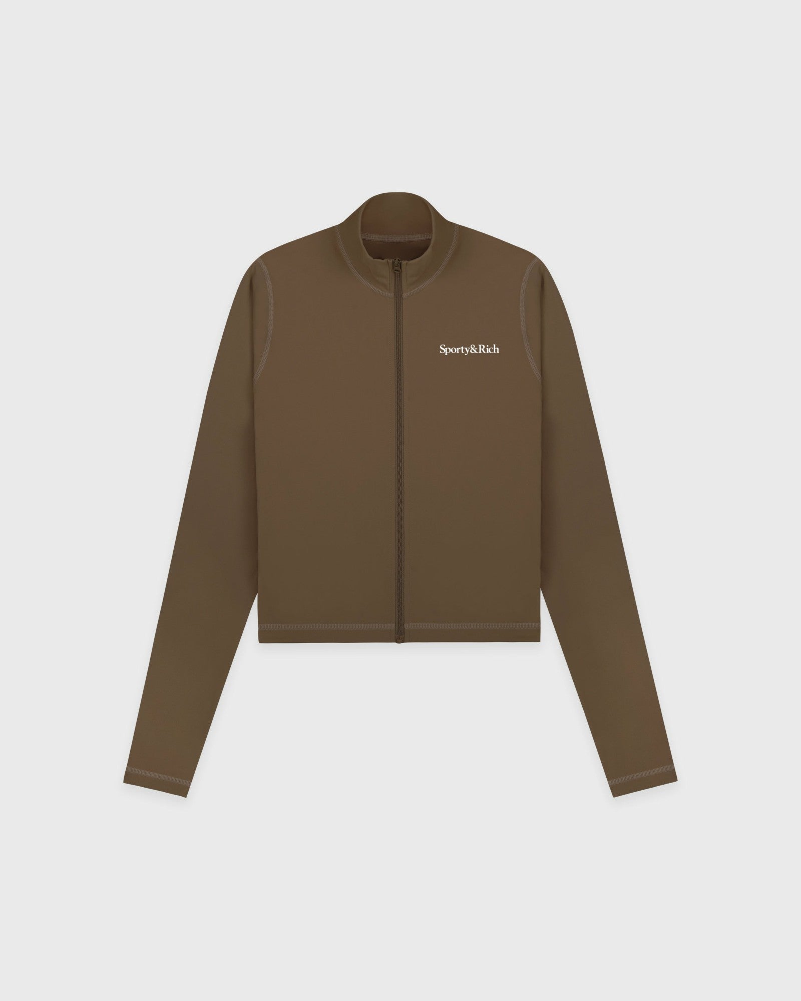 Serif Logo Sports Jacket - Sand