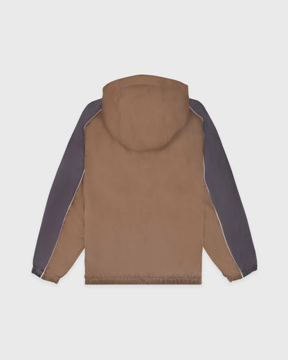 Serif Logo Gym Jacket - Sand/Carbon/White
