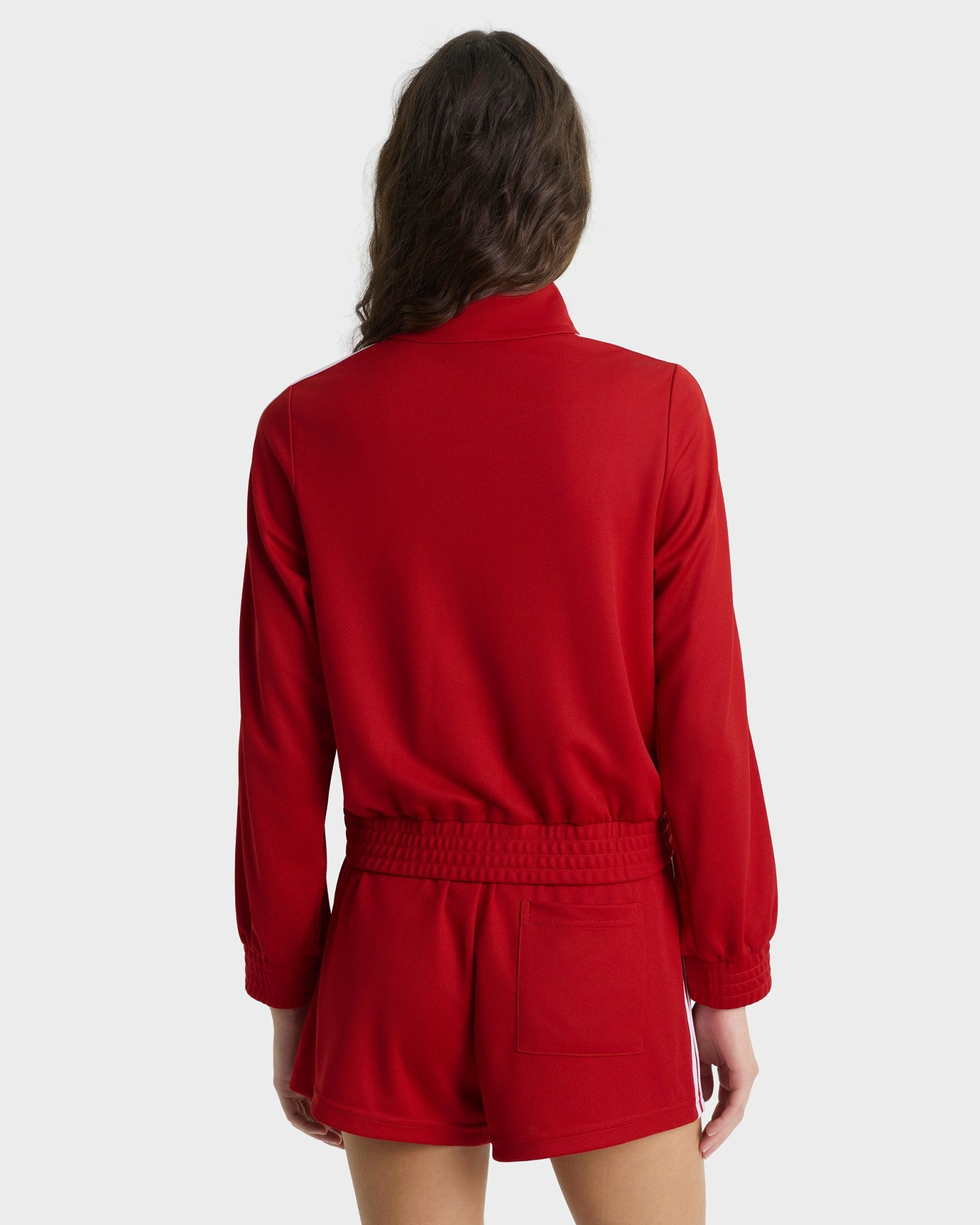 Nautical Elio Track Jacket - Ruby