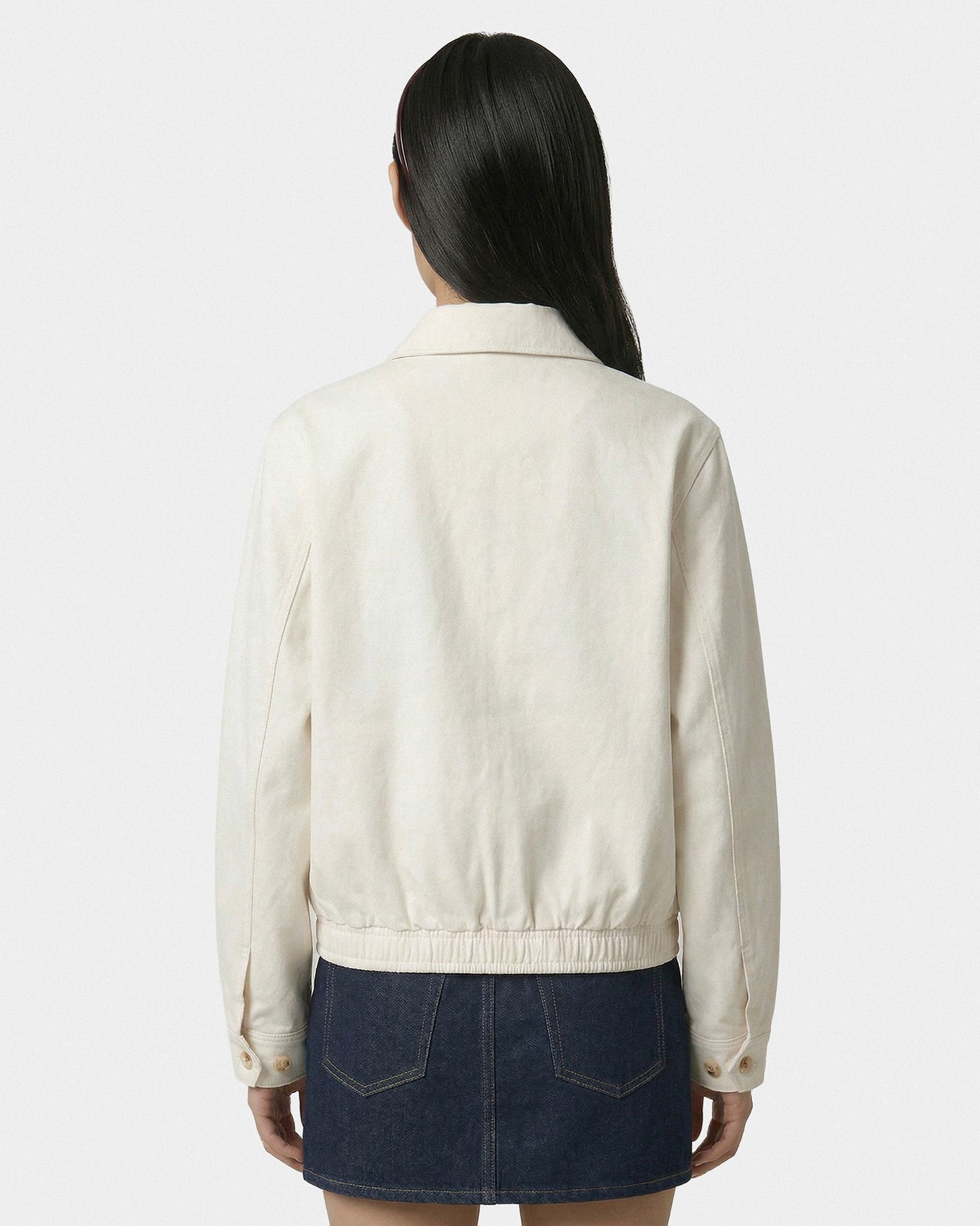 NY Crest Prep Jacket - Ecru/Navy
