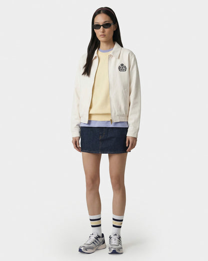 NY Crest Prep Jacket - Ecru/Navy