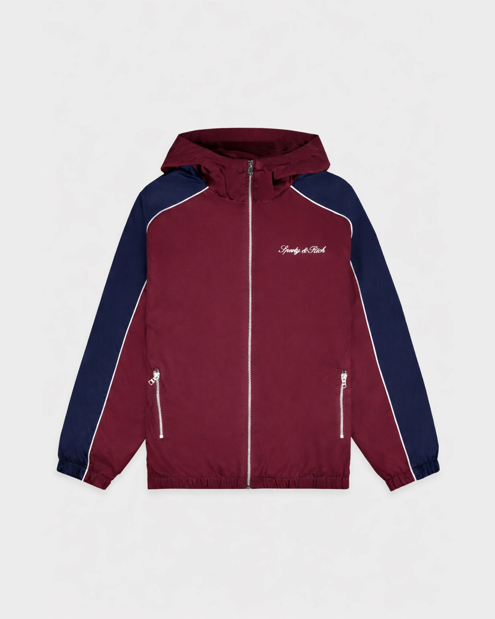 Signature Logo Gym Jacket - Bordeaux/White/Navy