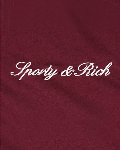 Signature Logo Gym Jacket - Bordeaux/White/Navy