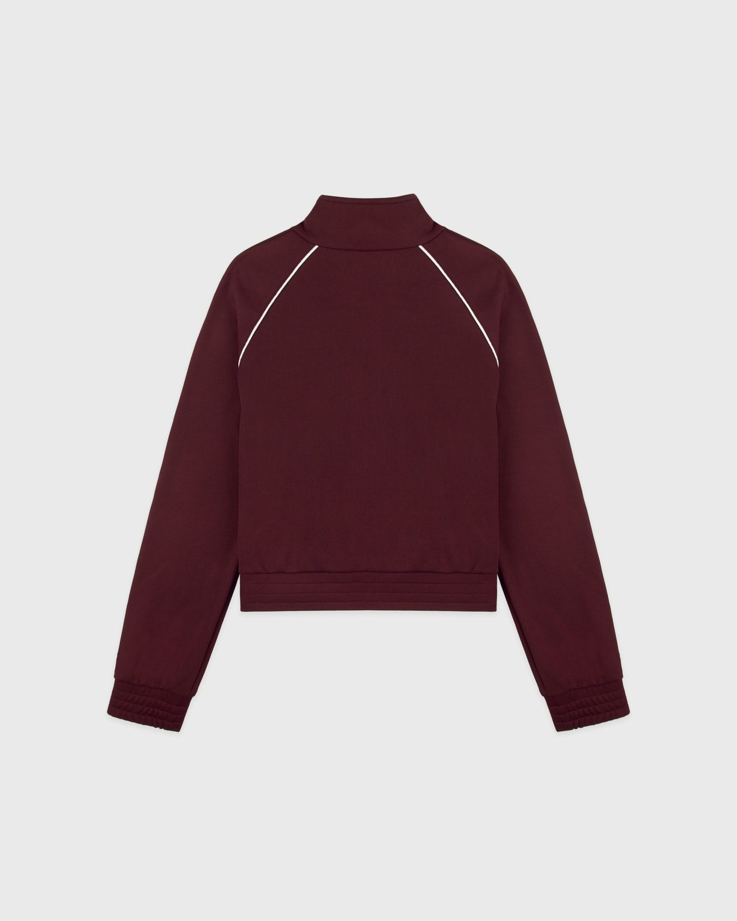 Signature Logo Retro Track Jacket - Bordeaux/White