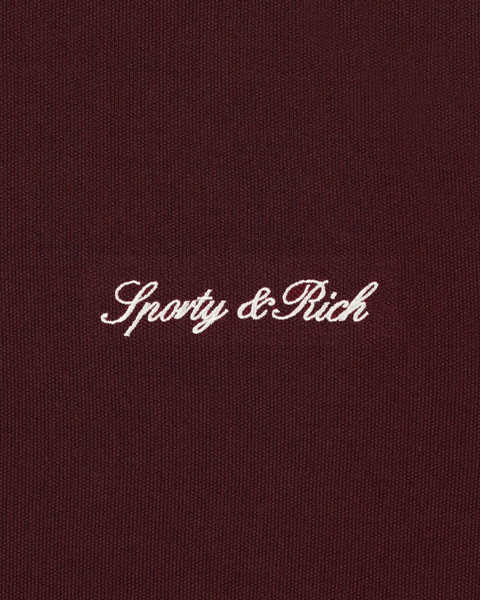 Signature Logo Retro Track Jacket - Bordeaux/White