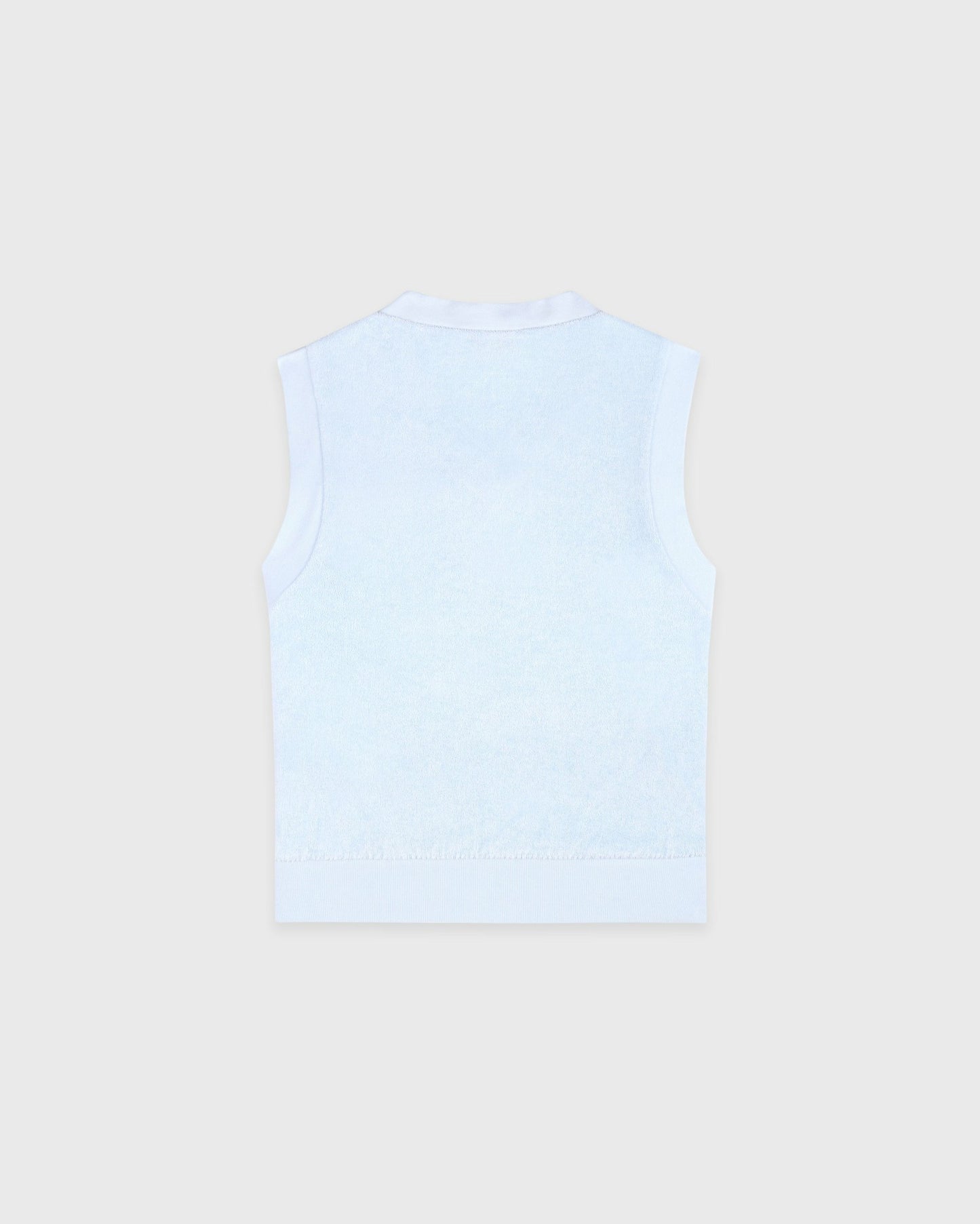 Signature Logo Terry Vest - Ciel