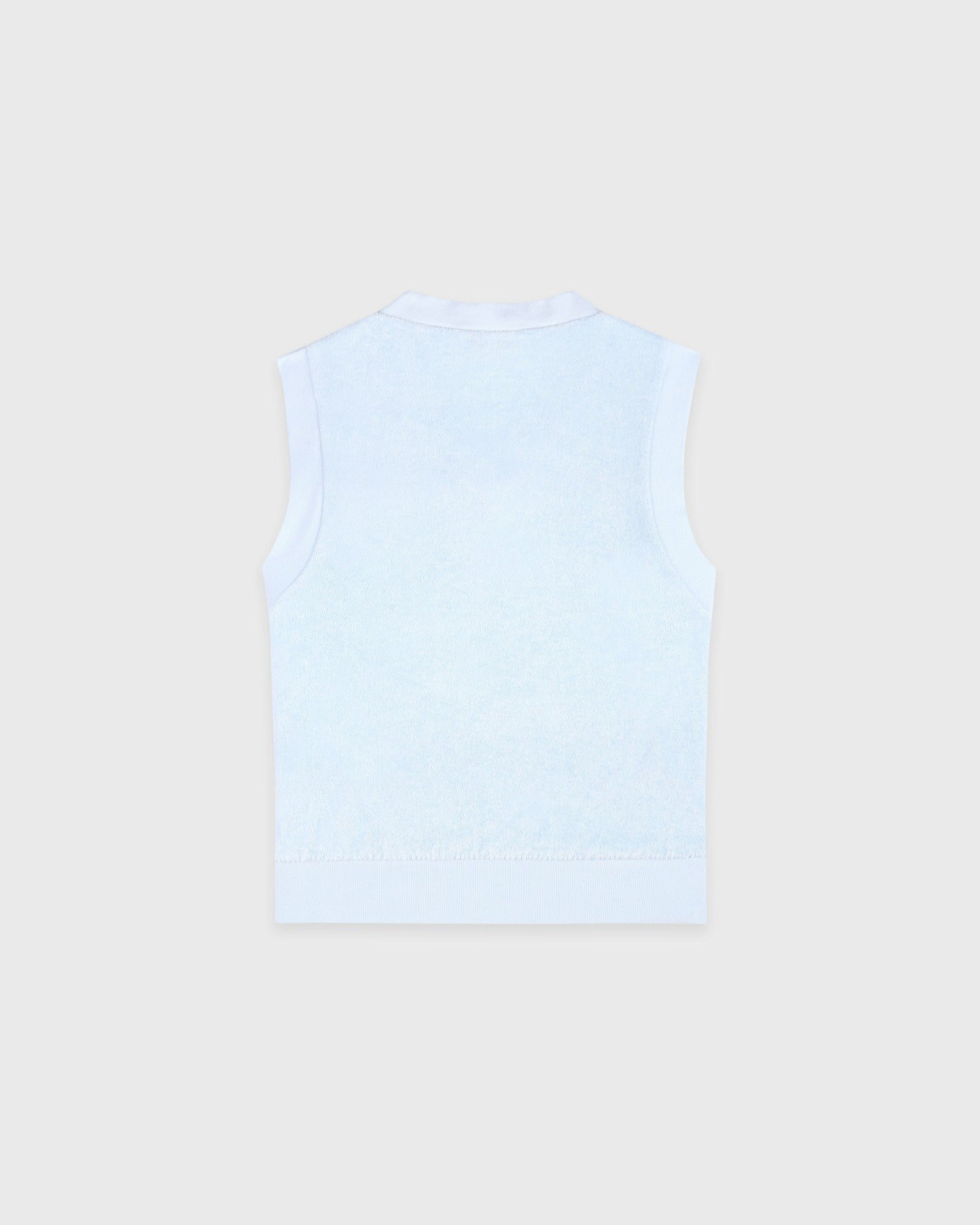 Signature Logo Terry Vest - Ciel