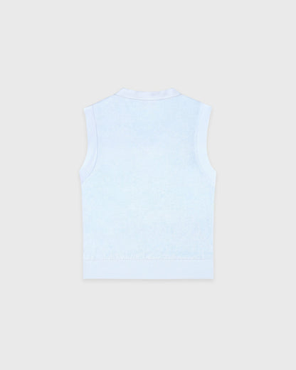 Signature Logo Terry Vest - Ciel
