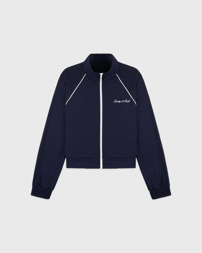 Signature Logo Retro Track Jacket - Dark Navy