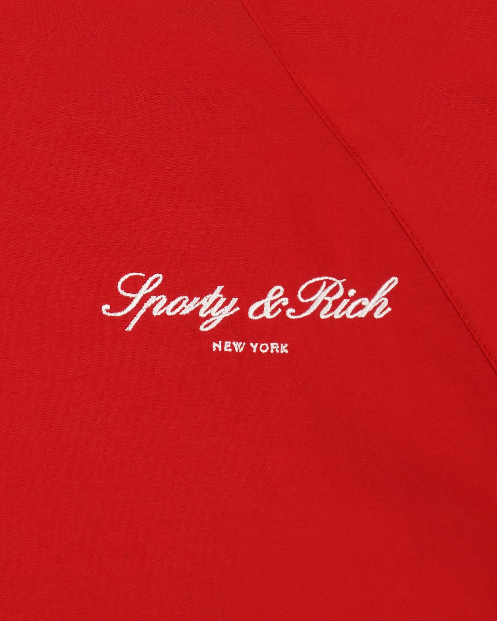 Signature NY Contrast Jacket - Ruby