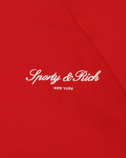 Signature NY Contrast Jacket - Ruby