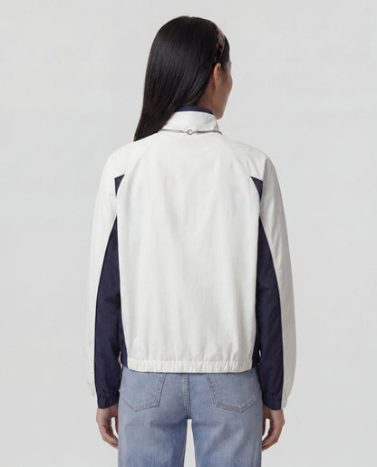 Signature NY Contrast Jacket - White