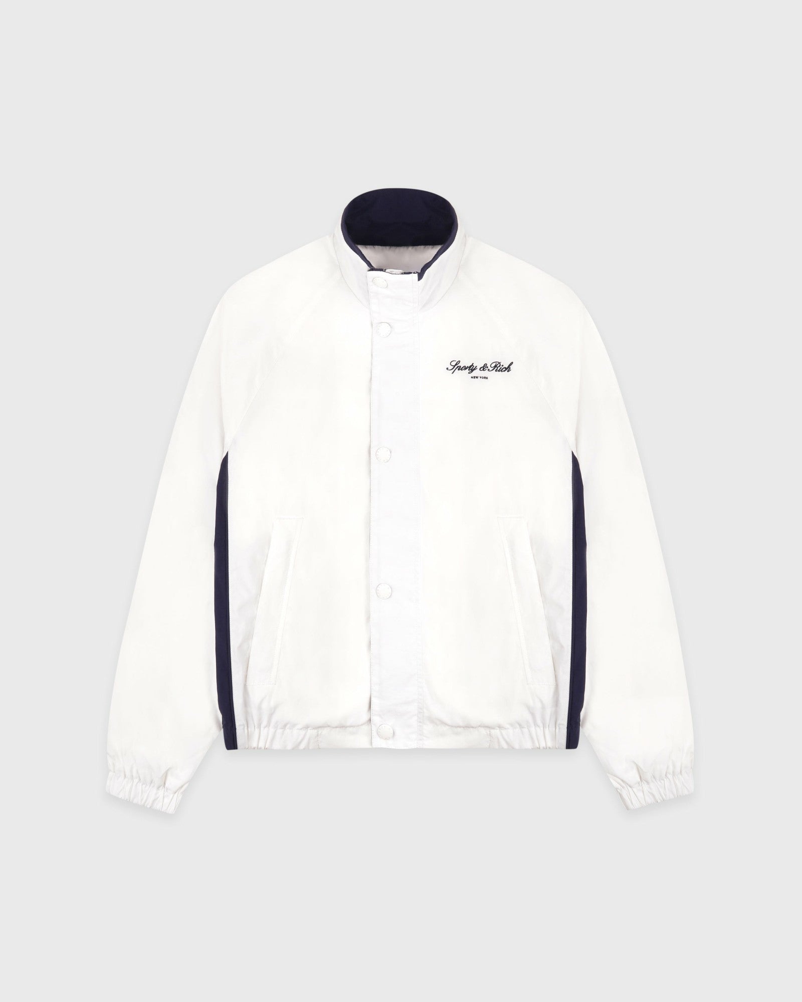 Signature NY Contrast Jacket - White