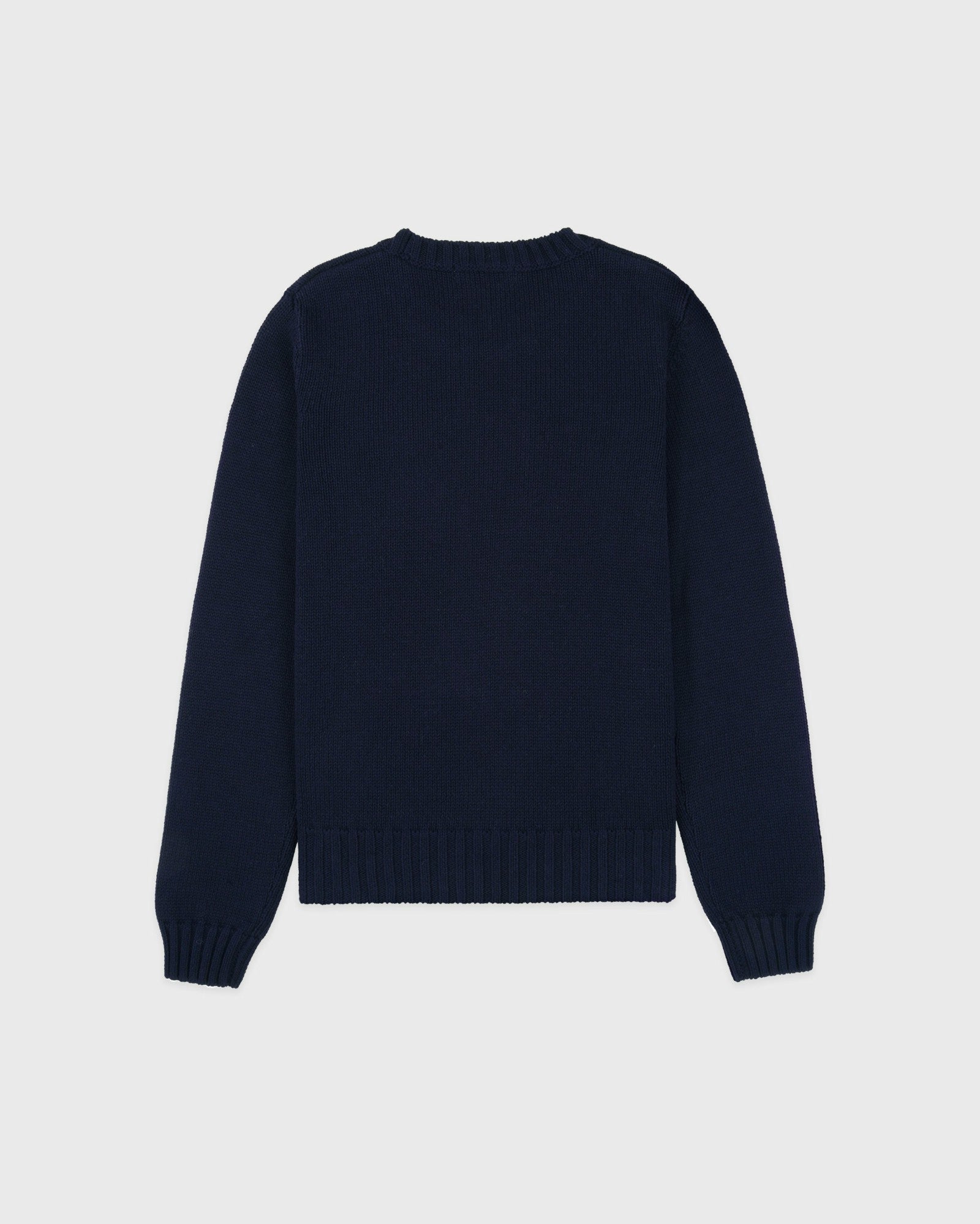 S&R Nautical Knitted Sweater - Navy