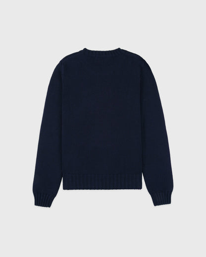 S&R Nautical Knitted Sweater - Navy