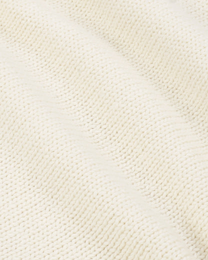 USA Knitted Sweater - Ecru/Navy