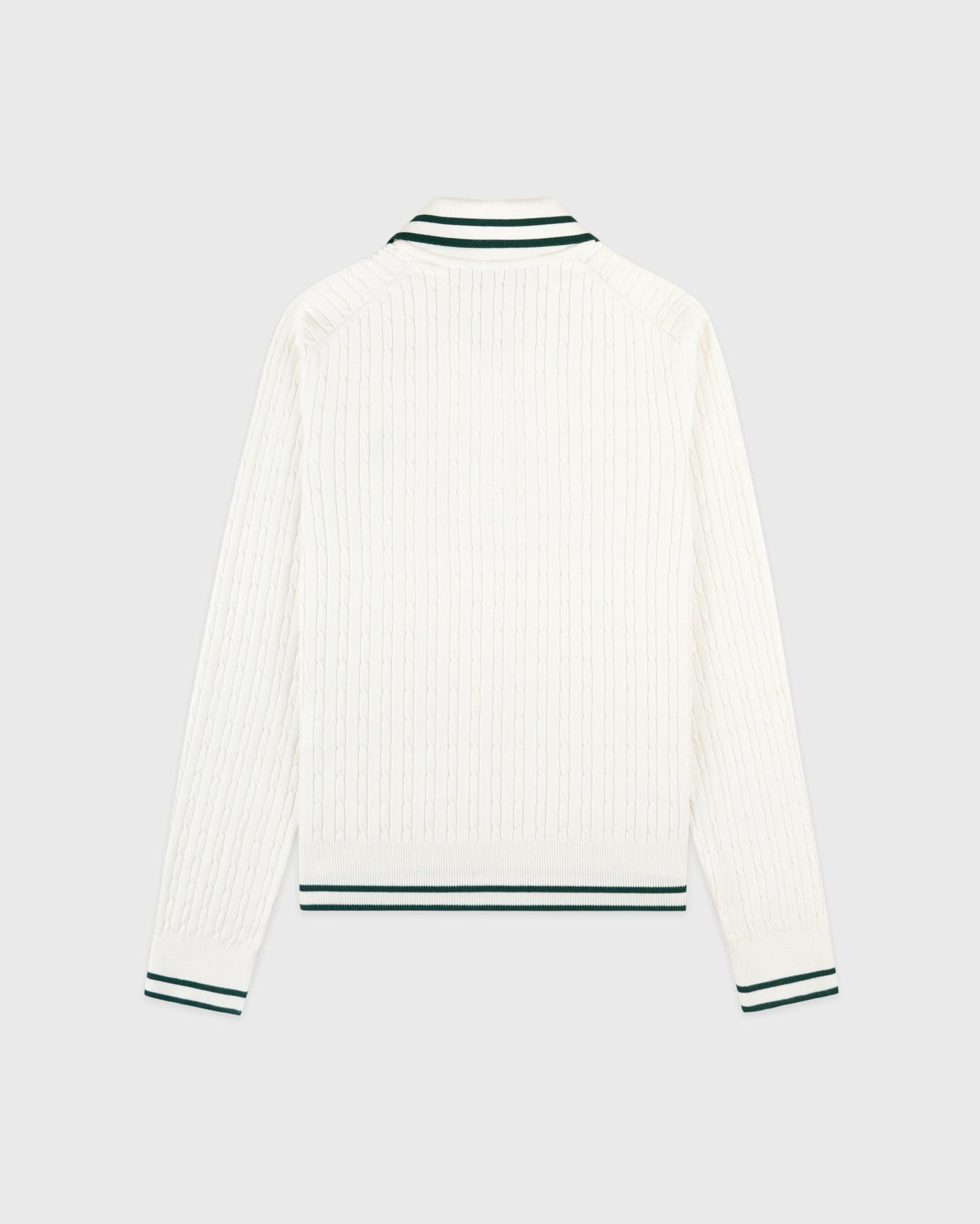 SRC Mini Cable LS Polo - Ecru/Forest