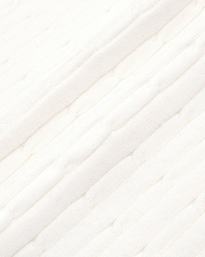 SRC Mini Cable LS Polo - Ecru/Forest