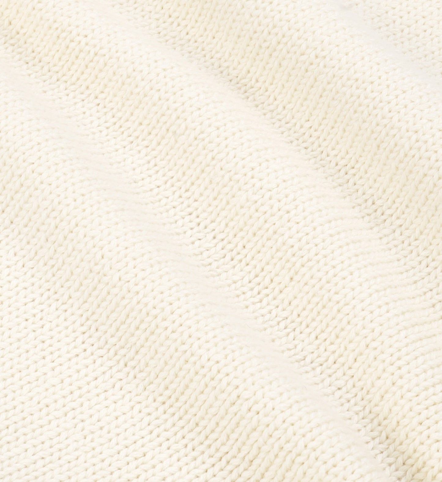 Bristol Crest Cotton Knit Sweater - Cream