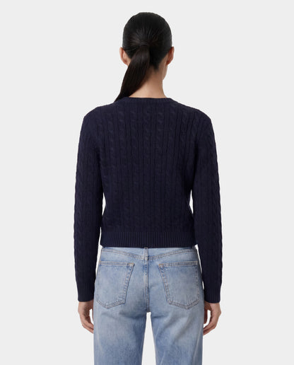 SRC Cable Sweater - Dark Navy