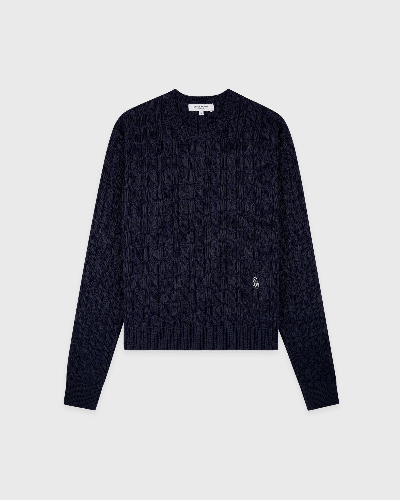 SRC Cable Sweater - Dark Navy