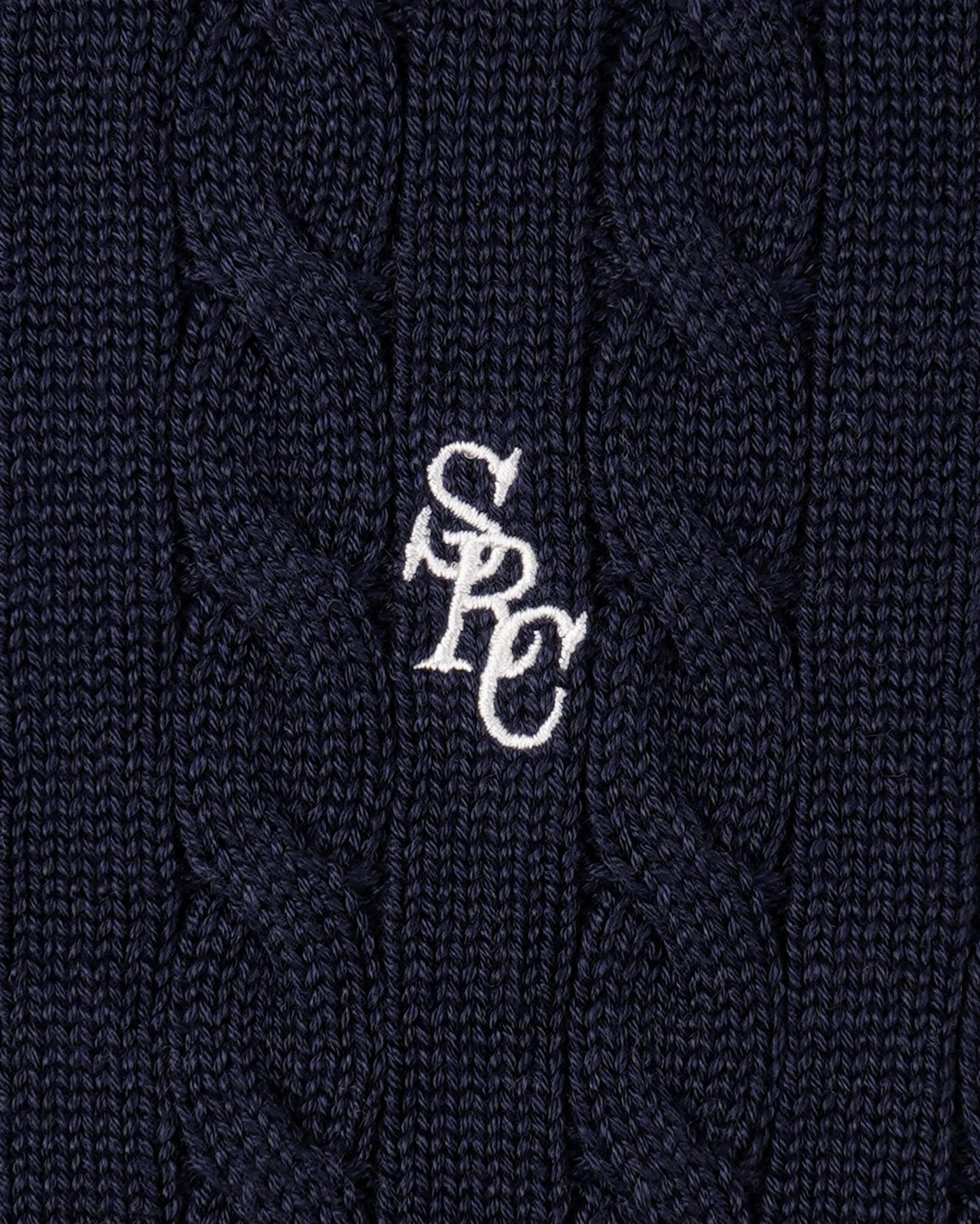 SRC Cable Sweater - Dark Navy