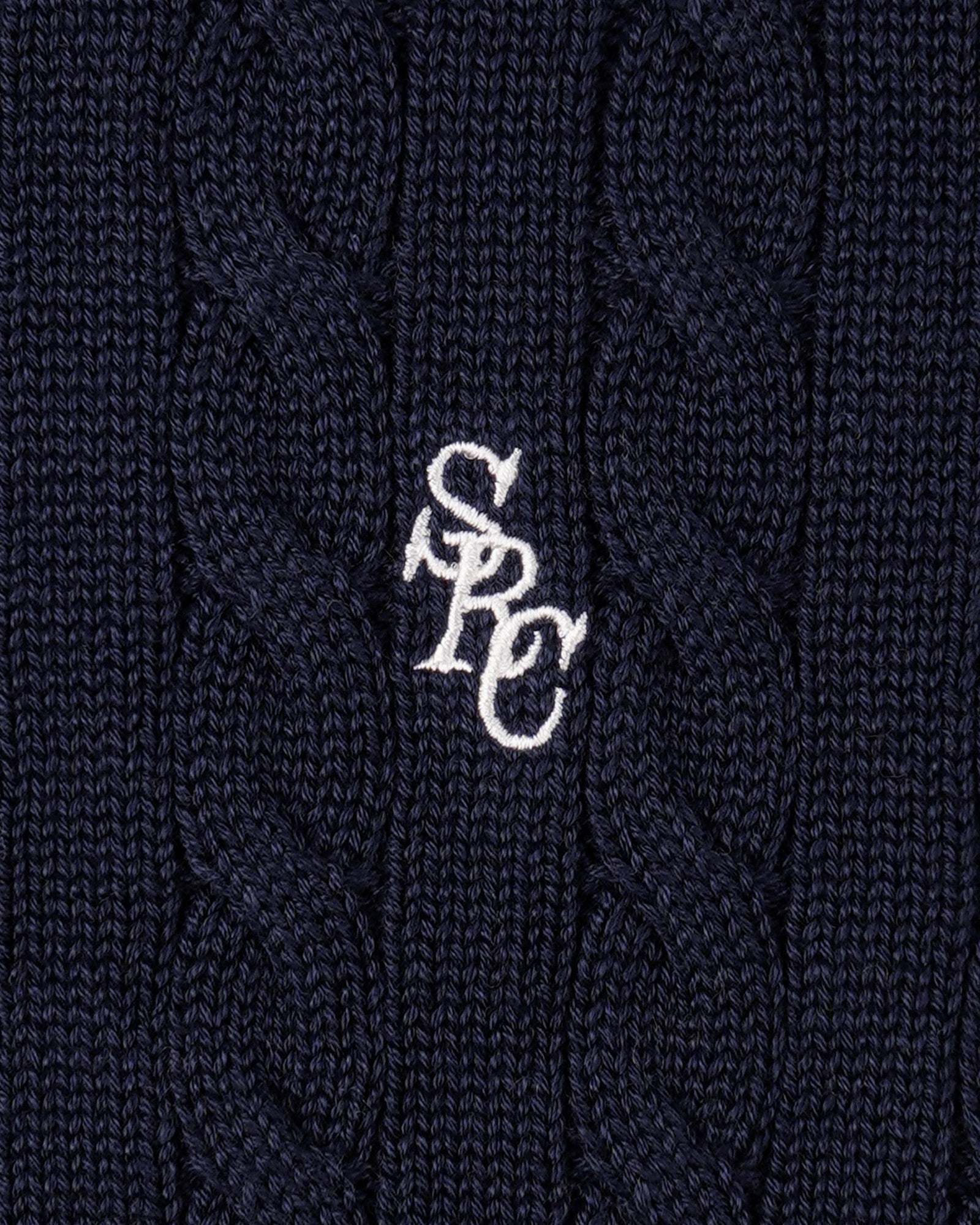 SRC Cable Sweater - Dark Navy