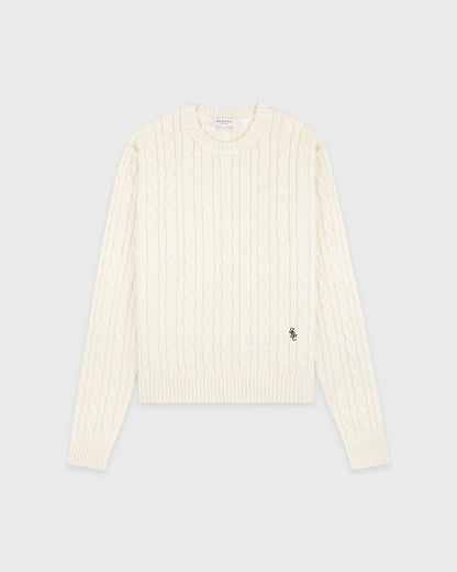 SRC Cable Sweater - Ecru