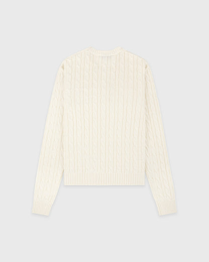 SRC Cable Sweater - Ecru