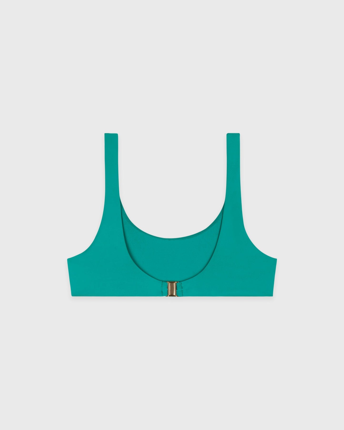 NY Crest Claudia Bikini Top - Amalfi Green/White