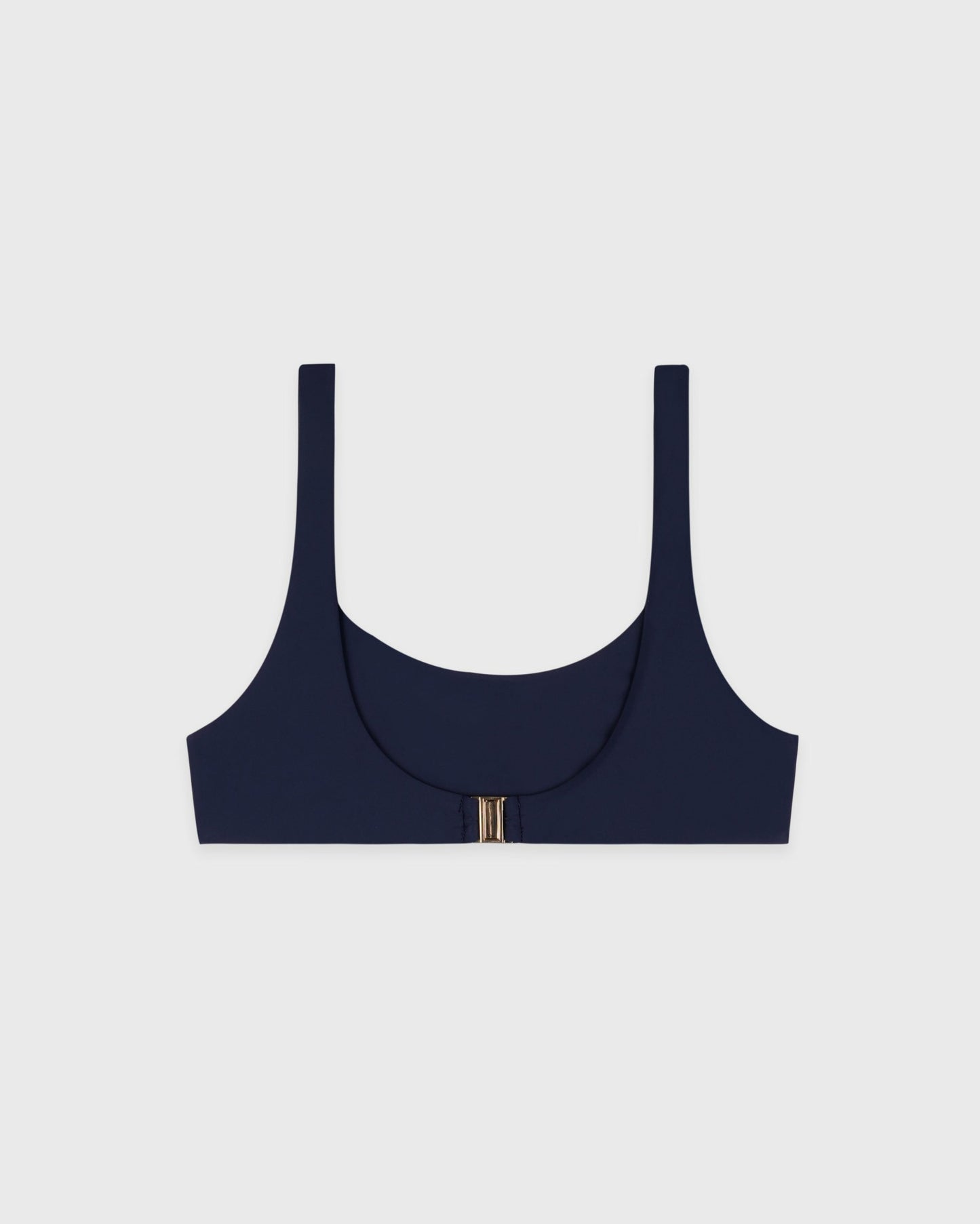 NY Crest Claudia Bikini Top - Light Navy/White