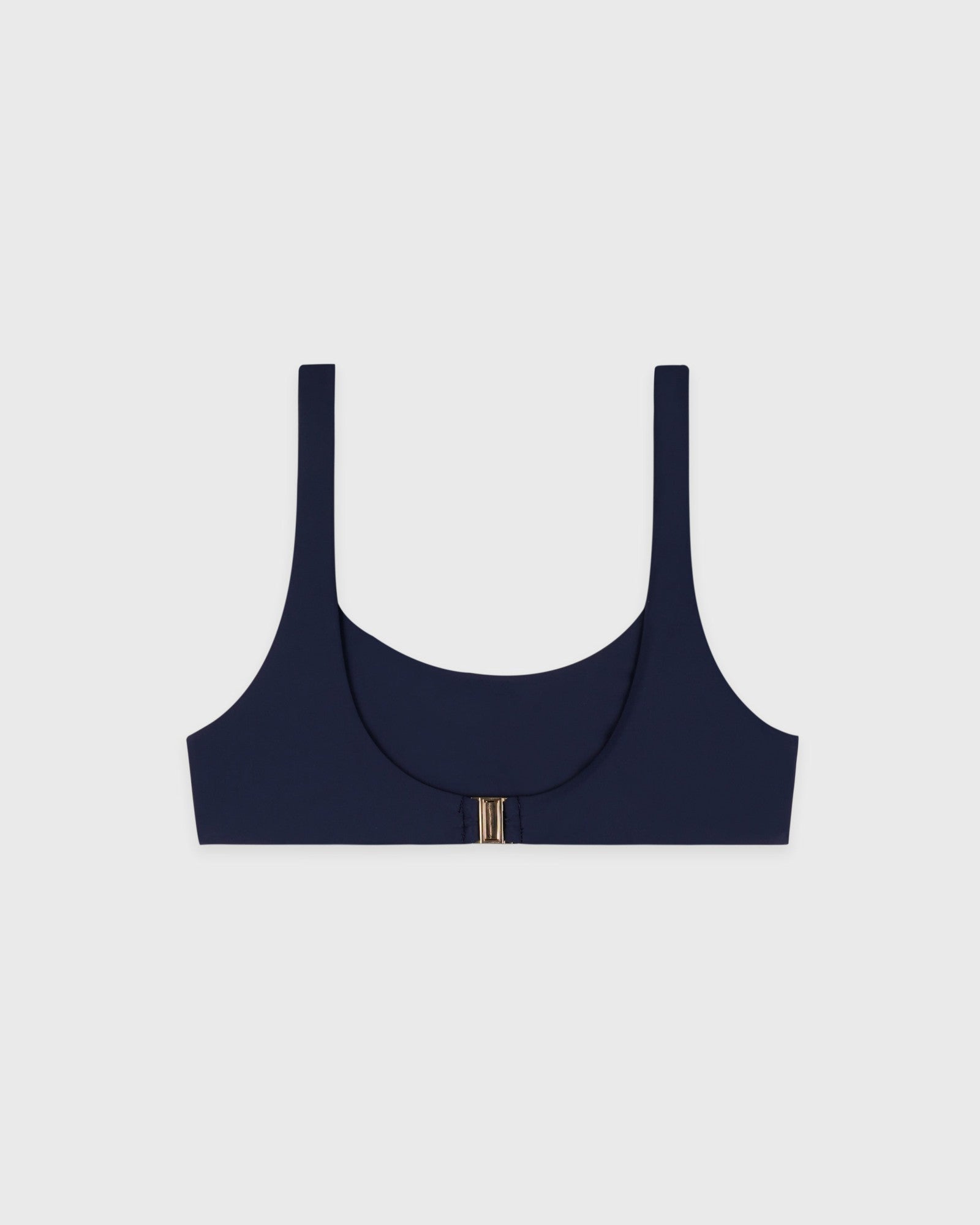 NY Crest Claudia Bikini Top - Light Navy/White