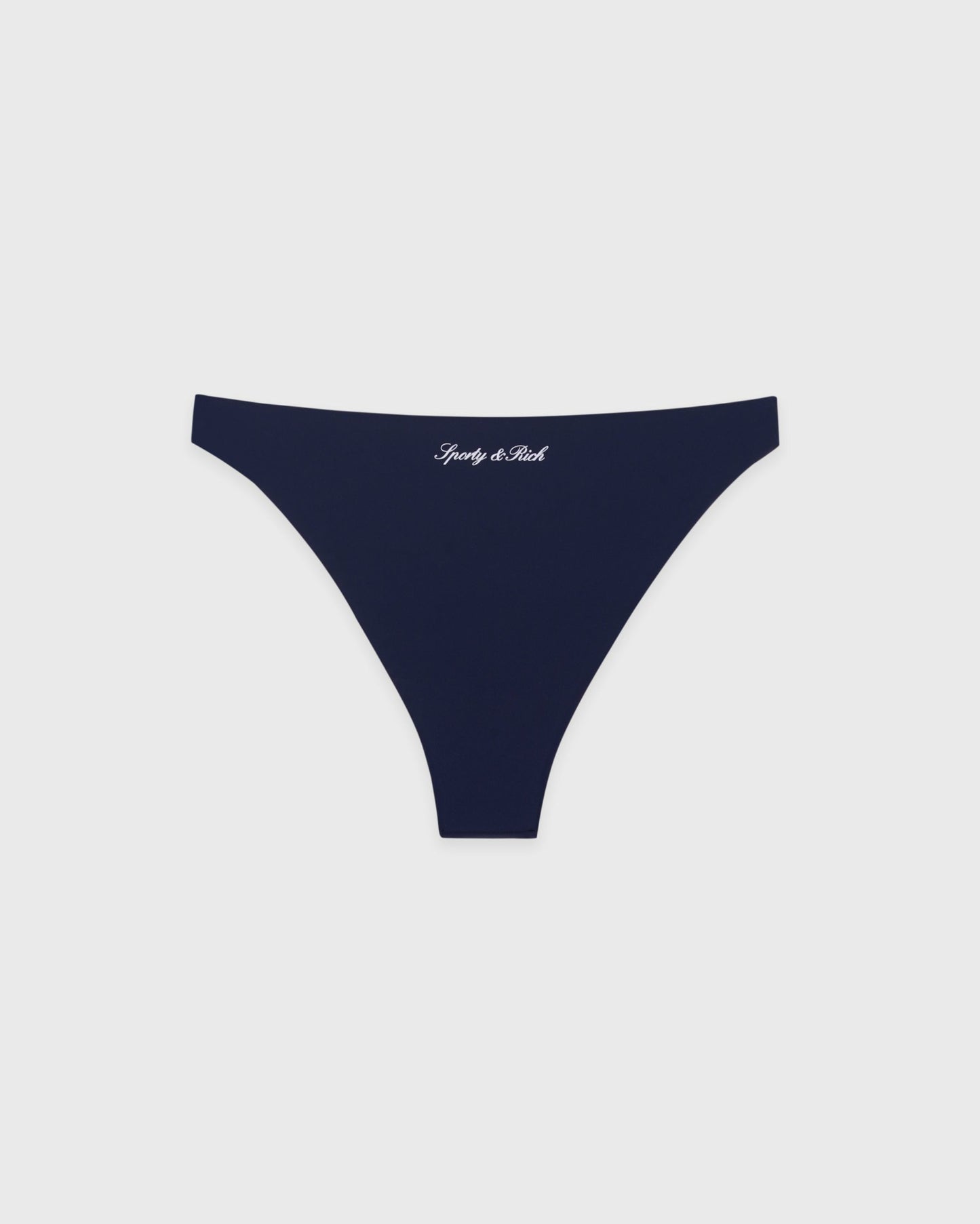 Signature Logo Claudia Bikini Bottom - Light Navy/White
