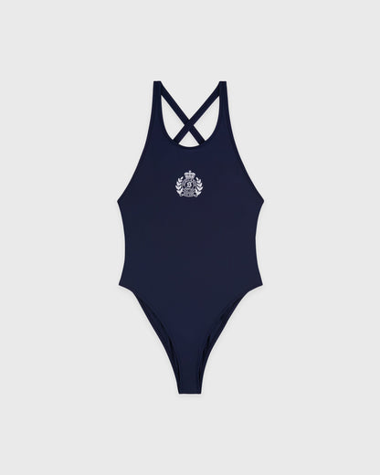 NY Crest Julie One Piece - Light Navy/White