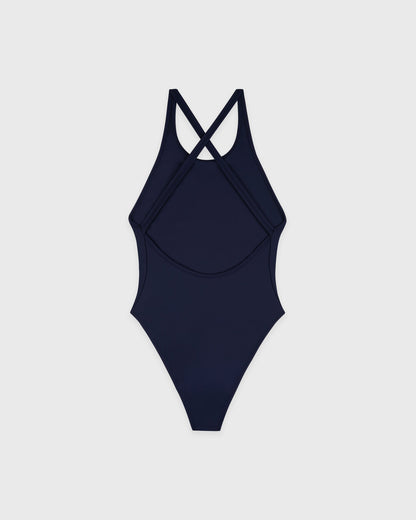 NY Crest Julie One Piece - Light Navy/White