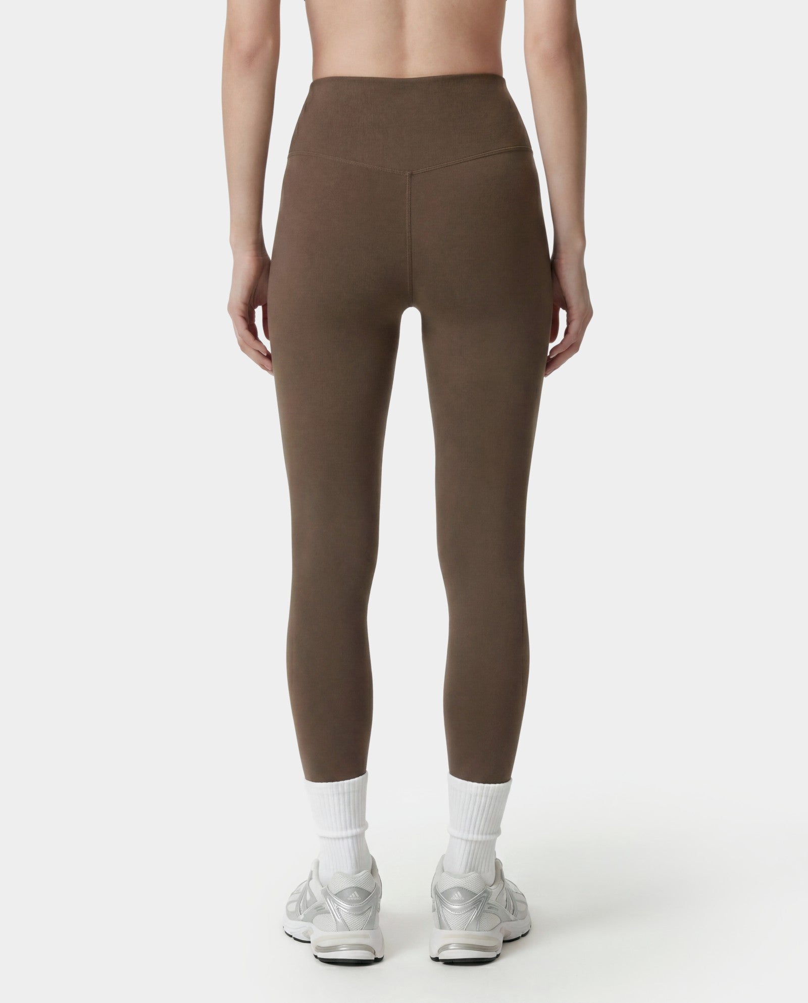 Serif Logo Legging - Sand
