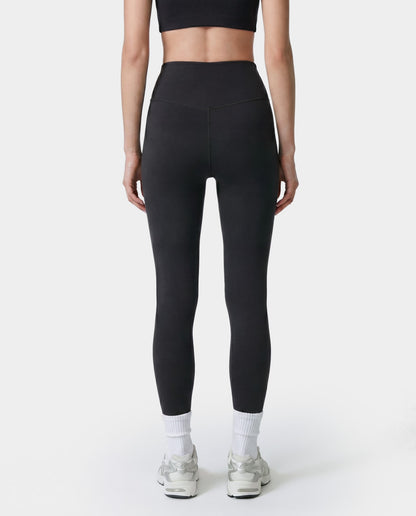 Serif Logo Legging - Carbon