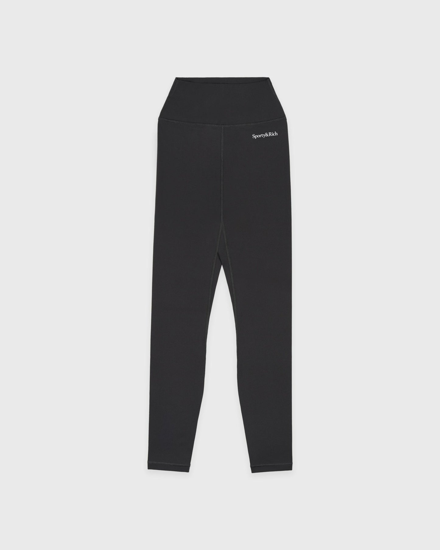 Serif Logo Legging - Carbon