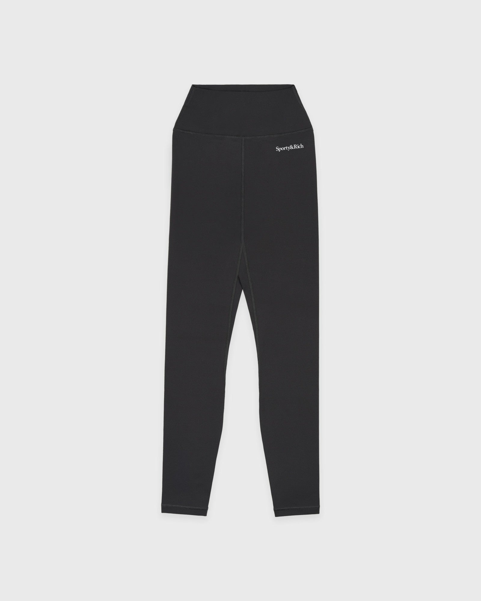 Serif Logo Legging - Carbon