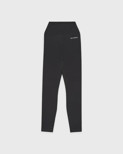 Serif Logo Legging - Carbon