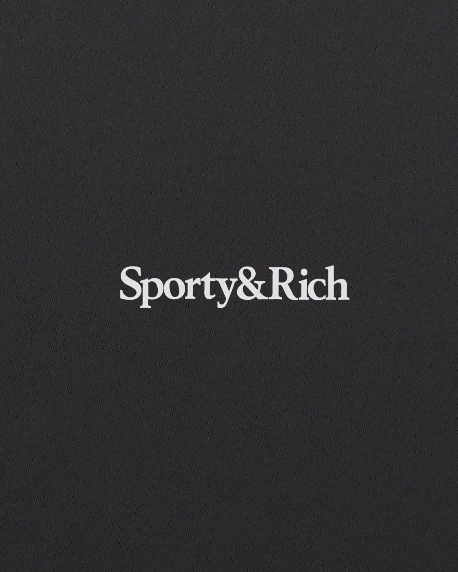 Serif Logo Sports Bra - Carbon