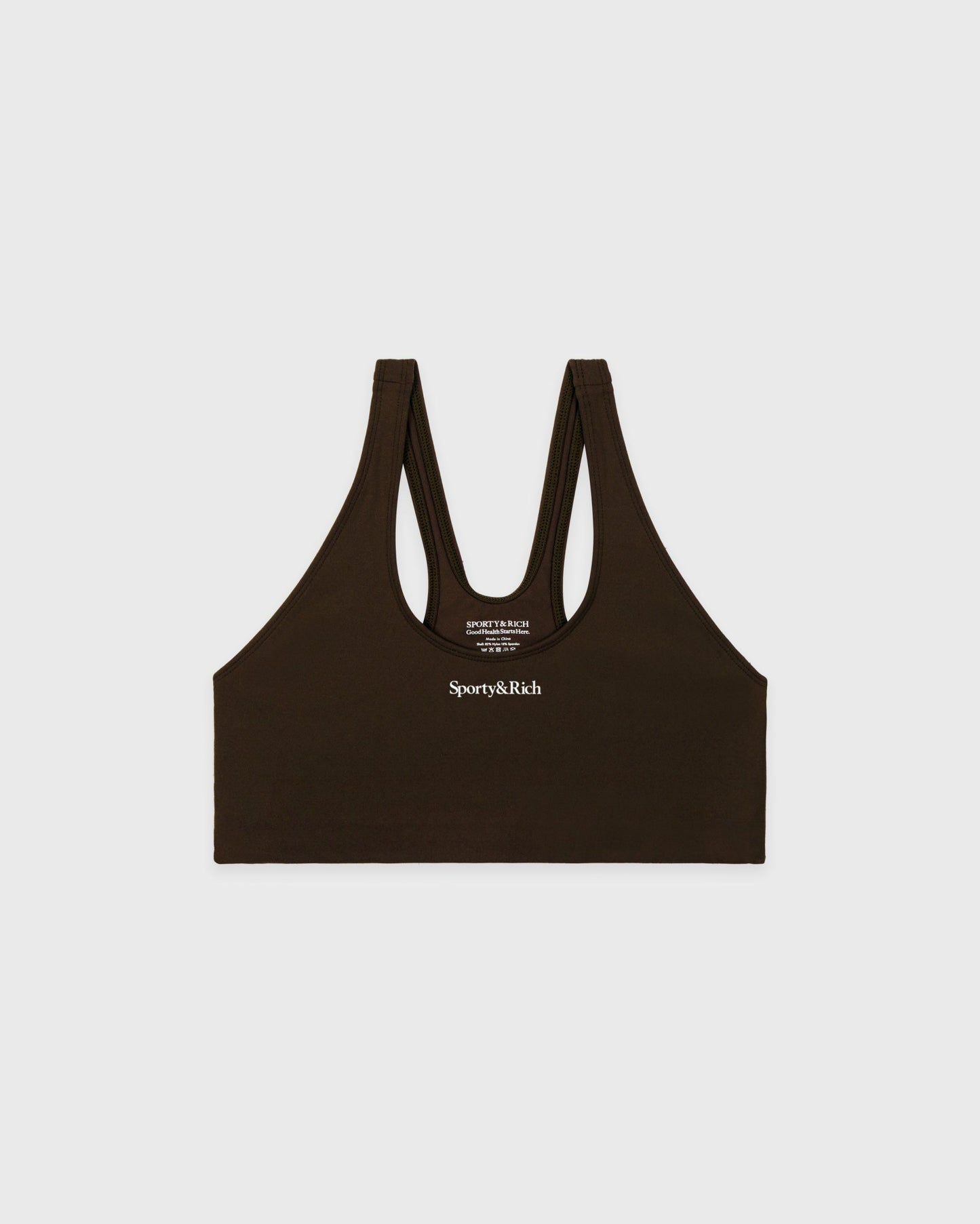 Serif Logo Sports Bra - Cioco