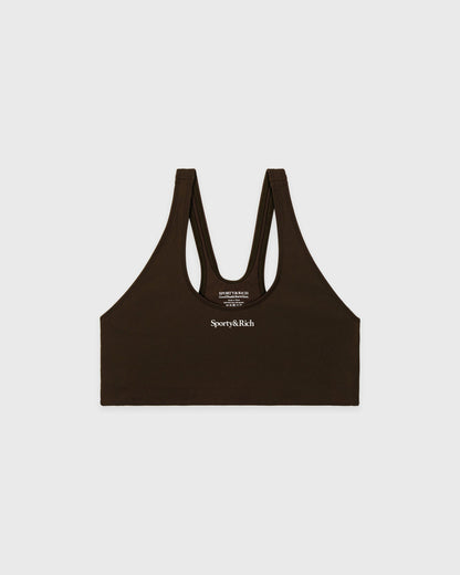 Serif Logo Sports Bra - Cioco