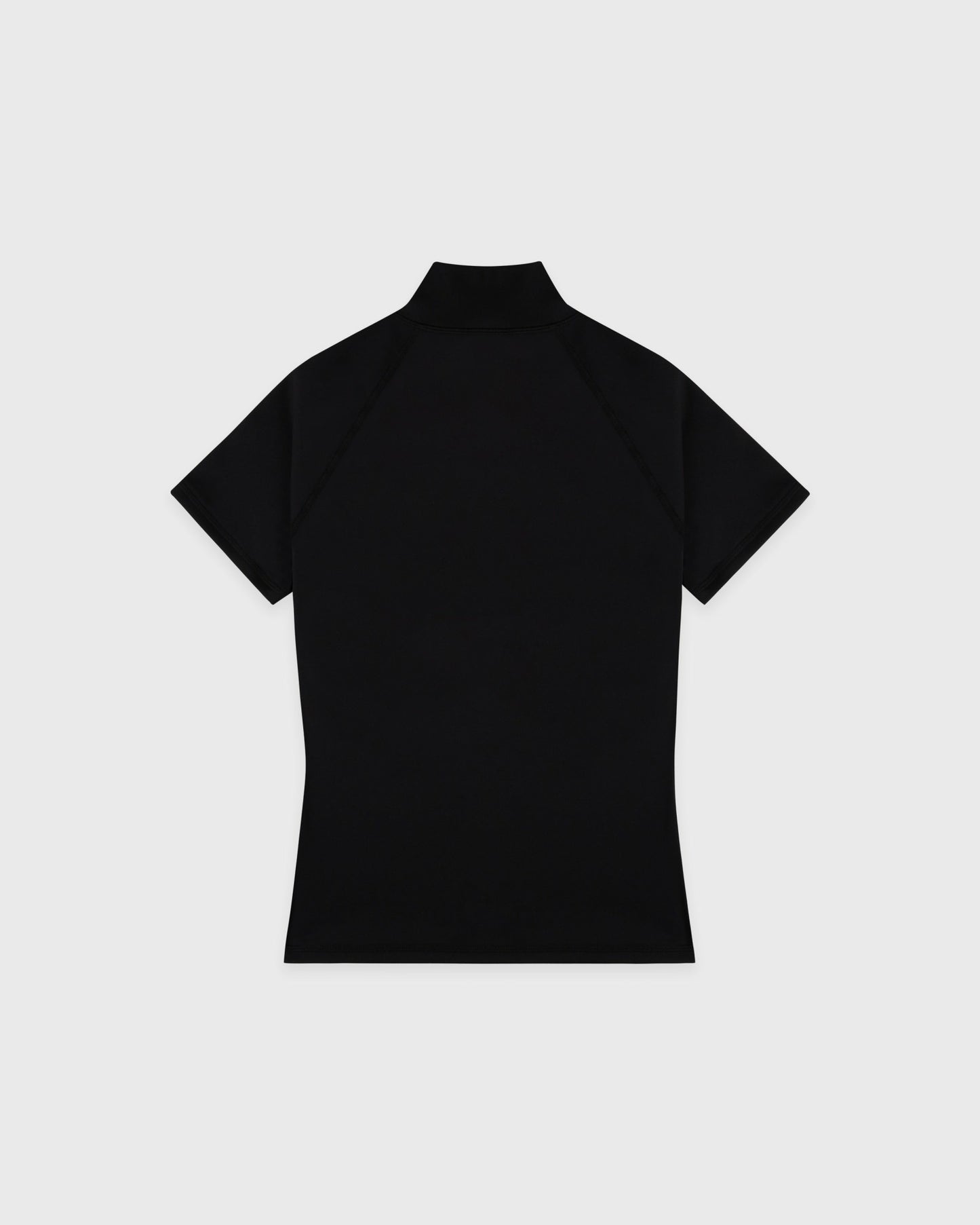 SR Runner Short Sleeve Sports Quarter Zip - Black/White