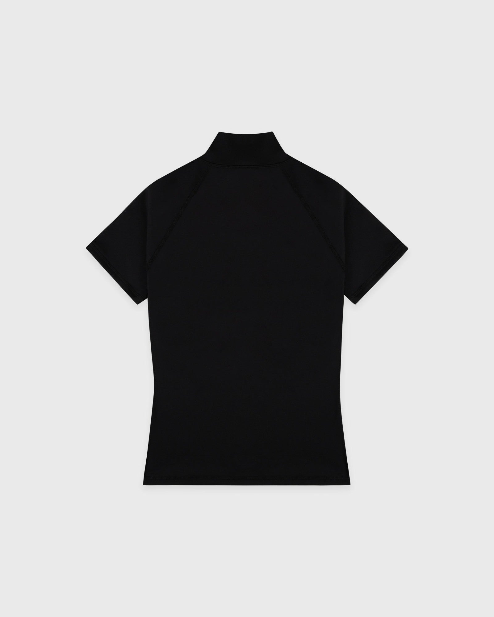 SR Runner Short Sleeve Sports Quarter Zip - Black/White