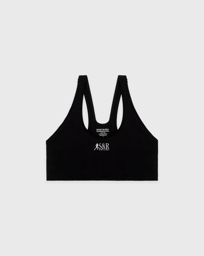 SR Runner Sports Bra - Black/White